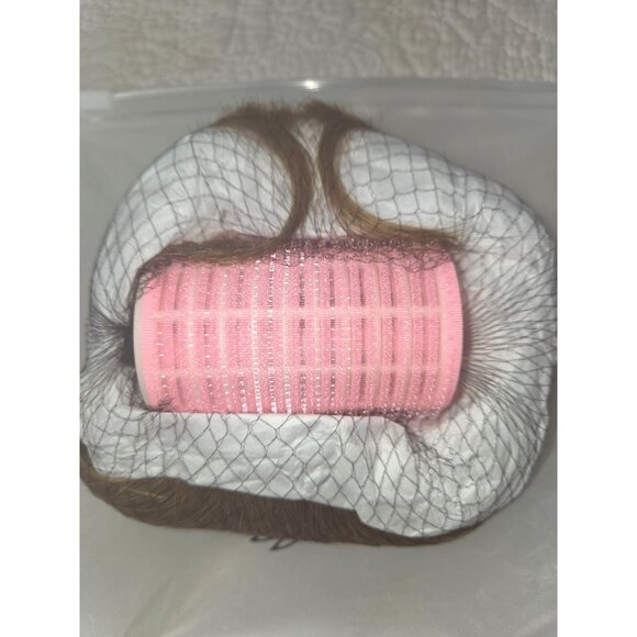 Bangs Clip-In Human Hair Extensions*6" Bang *10" Temple *Med Brown*Halloween - Picture 7 of 7